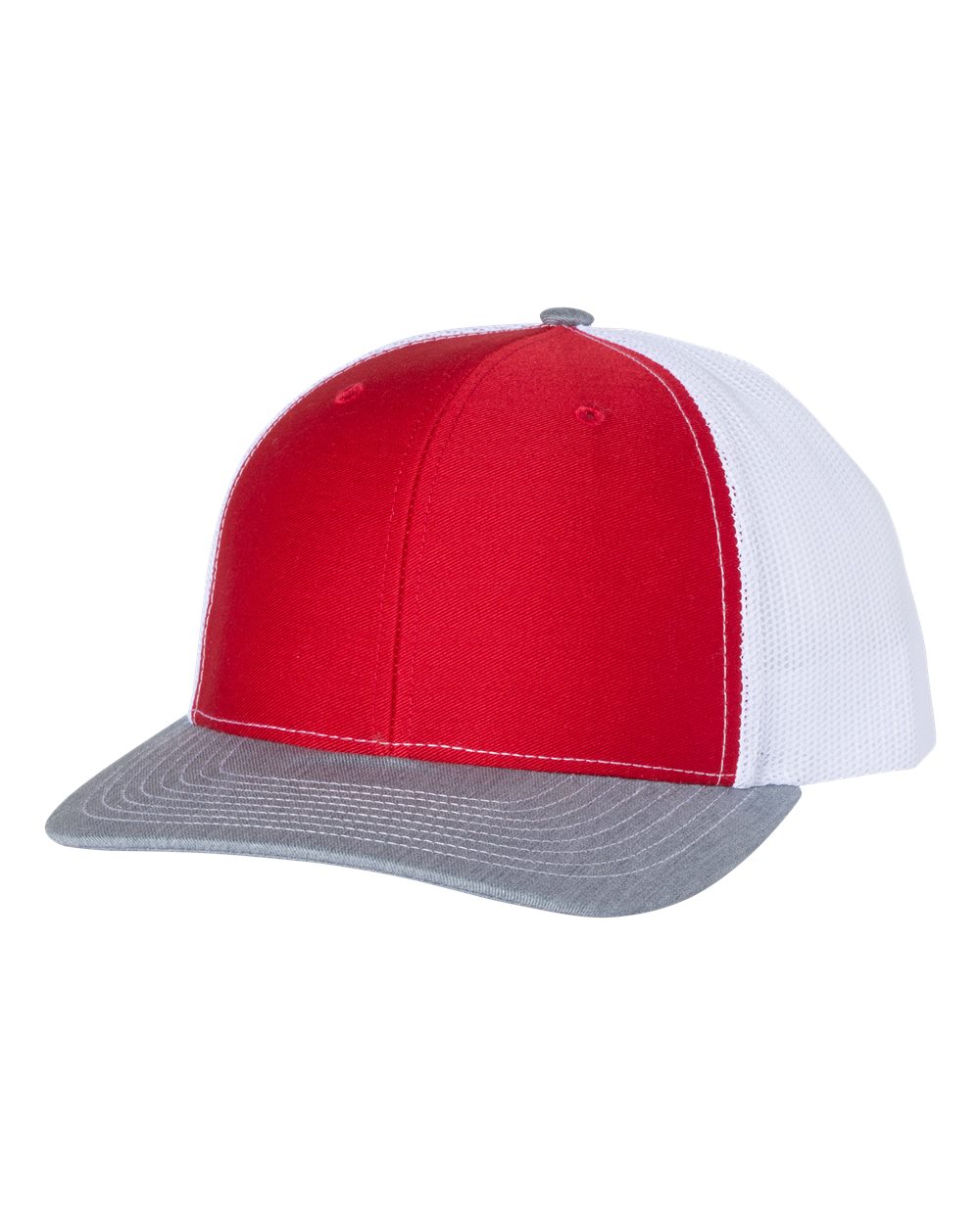 click to view Red/ White/ Heather Grey